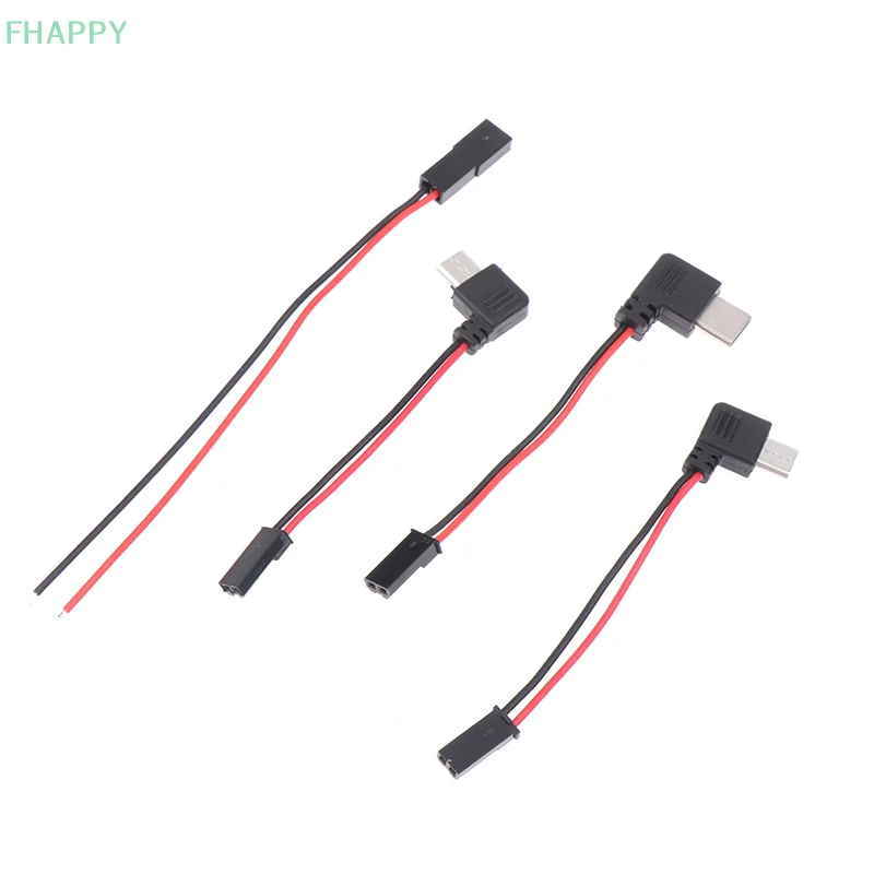 Motorcycle Interface USB-Micro Type C 90 Degree Male+JST Plug USB To JST/SYP Terminal Interface Cable Connector