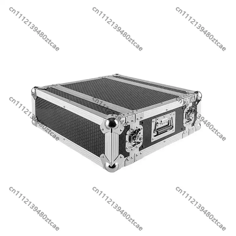 3U Standard Rack Mount Flight Case, Shockproof Storage Box for LED Sending Card, Video Processor, Digital Amplifier Stage