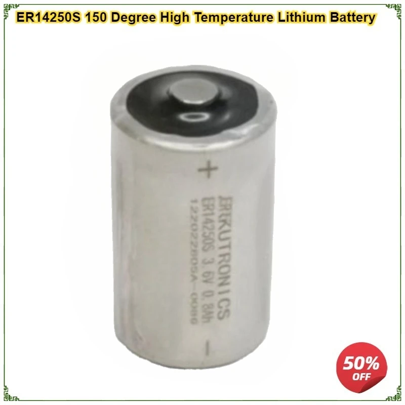ER14250S 3.6V 150 Degree High Temperature Lithium Battery Is Equivalent To ER14250MR-145 Temperature Recorder Battery 1/2AA 3.6V