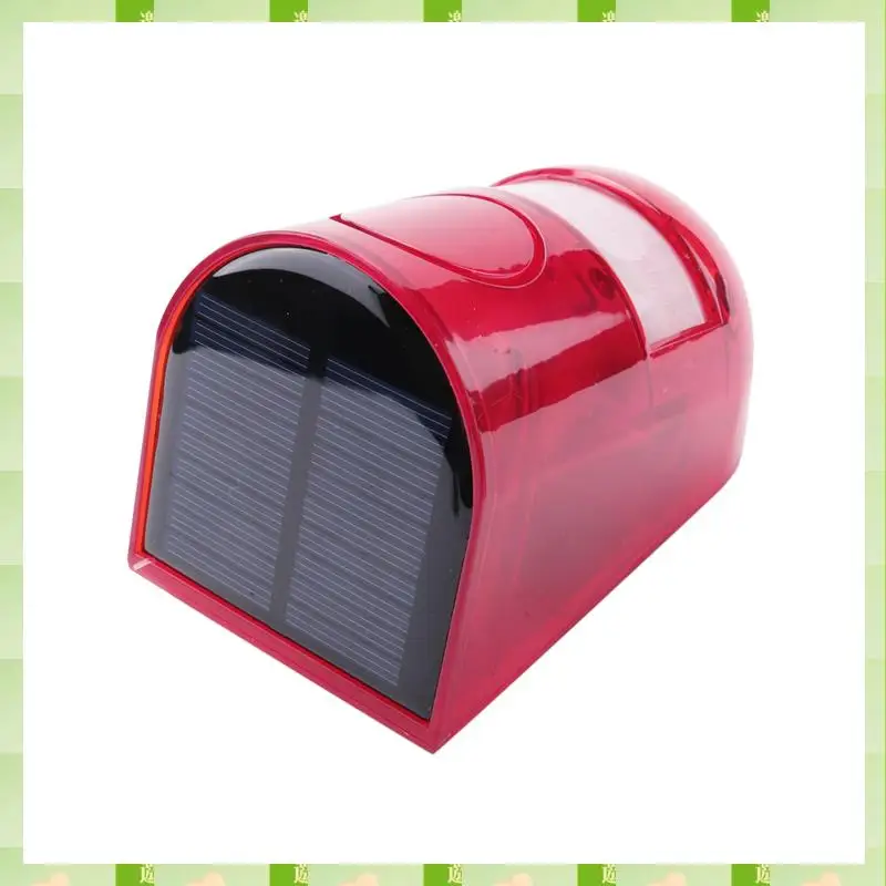 2025 3 حزمة ضوء إحترافي بالطاقة الشمسية مع إنذار مستشعر الحركة 129DB الصوت الأمن صفارة الإنذار IP65 مقاوم للماء لحديقة ساحة المزرعة فيلا ، 3 #3