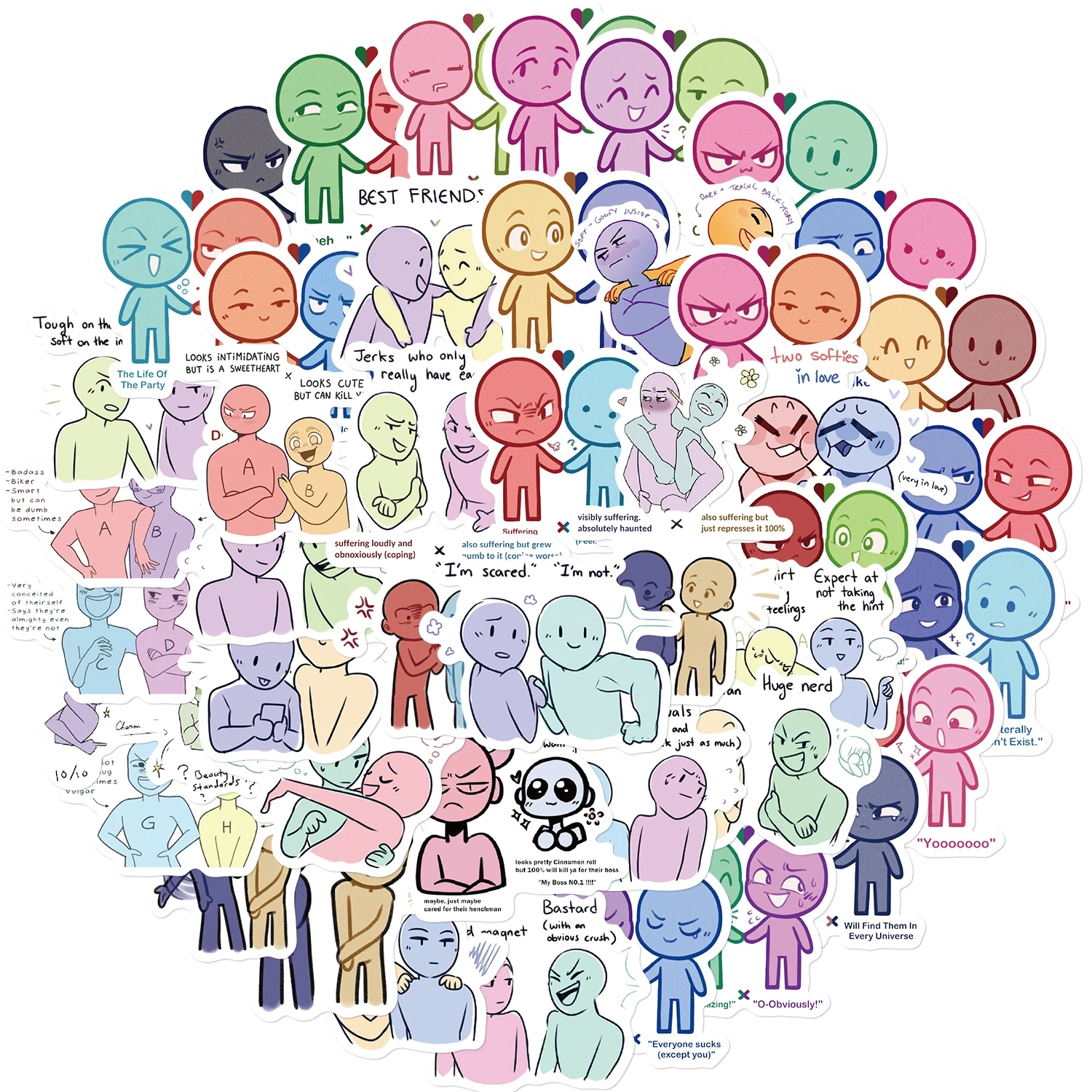 50PCS Creative Ship…