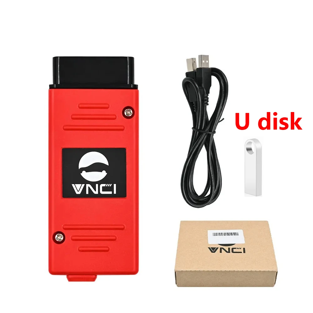 VNCI 6154A Red for VW Audi Skoda Seat Suports Doip CAN FD Protocol OBD2 Scanner ODIS-S V25.0.3 ODIS-E V19.0 image 3