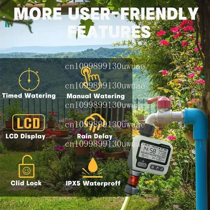 

New Design Outdoor Yard Electronic Automatic Water Timer Garden Watering Irrigation System Water Spray Control Timer HCT-322