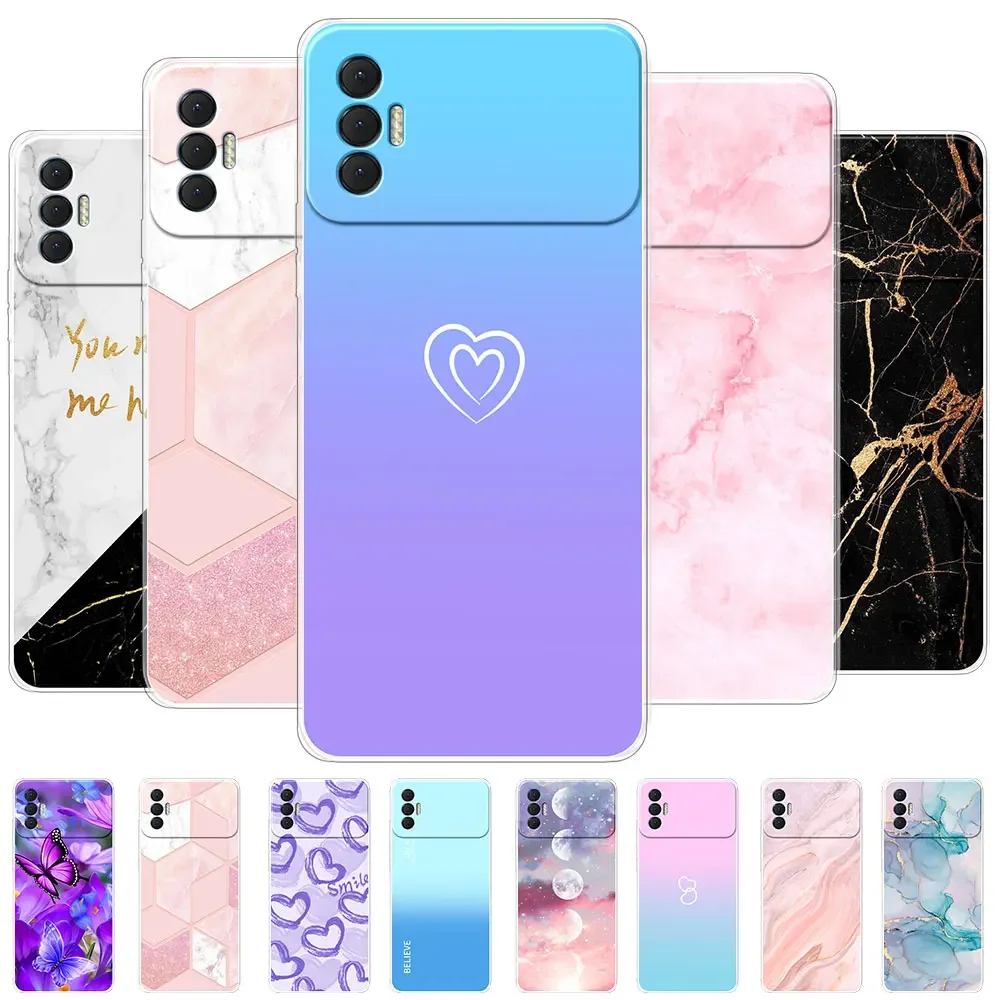 For Tecno Spark 8P Case Shockproof Clear Soft Silicon TPU Back Cover For Tecno Spark 9 Pro Phone Case For Tecno Spark 8C Coque