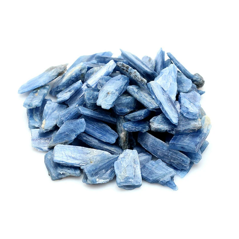 Natural Stones Cyanite Kyanite Chips Blue Crystals Gemstones Mineral Specimen Home Decoration for Room Decor Wicca Witchcraft