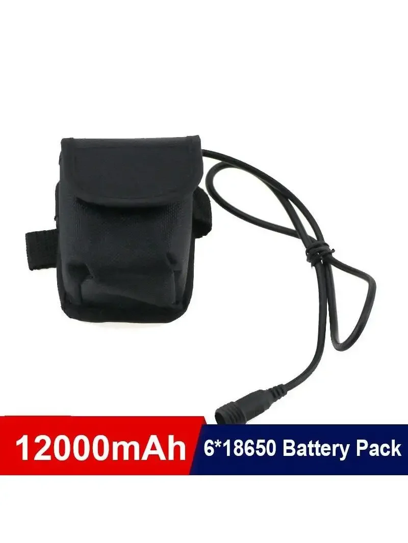 AliExpress LIEFOX 12000mAh 8.4V 18650 battery 6*18650 Bike Light Battery pack + 1Pcs battery bag for Bike Flashlight Bike Accessories Headlight
