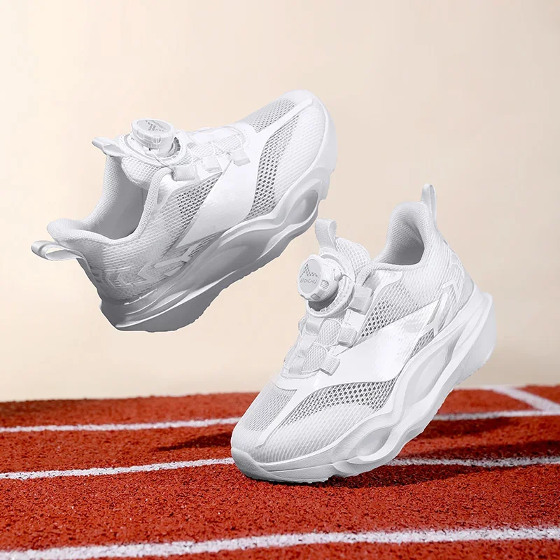 

Tough Durable Children Mesh Running Shoes Breathable Textile Material Not Easy Deform Outdoor Sport Shoes