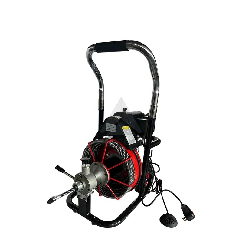 High Strength Density Solid Cable Electric Outdoor Stage Sewer Pipe Snake Auger Cleaner Drain Cleaning Equipment Tool Machine