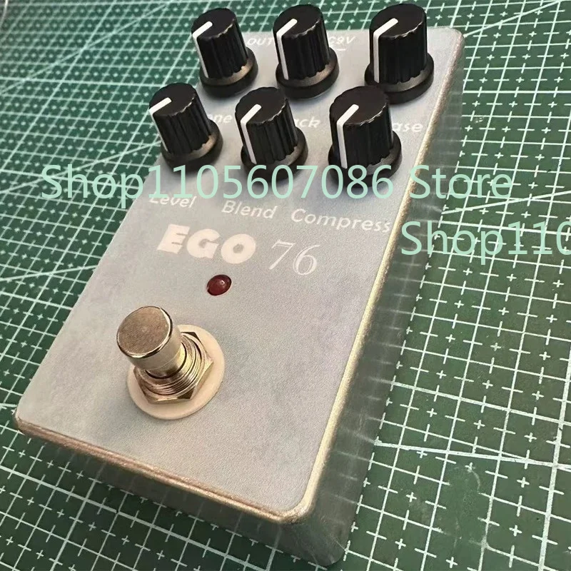 For EGO76 Compressor Electric Guitar Bass Compression Monolithic Effect Kit, Hand Replica DIY