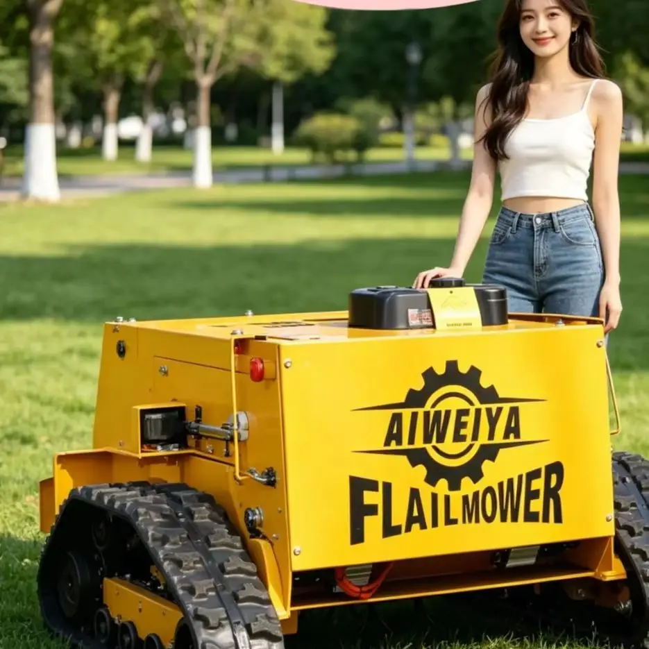 

Customized Remote-Controlled Weed Professional Trimmer for Slope Field Terrain - Remote Operated Cutting Tool