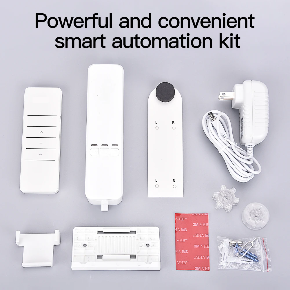 Tuya Smart Home WiFi zigbee Remote Control Shade Shutter Zebra Chain Roller Motor Solar Panel Alexa Smart Curtain Blinds Window