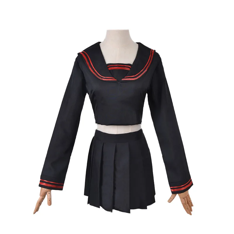 Anime Shiba Yuzuha Cosplay Costume Girl Woman Jk with Socks School Uniform Halloween Clothes Kids Size