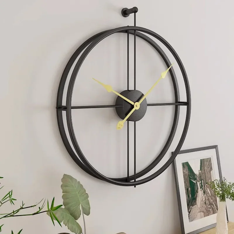 Interior Nordic Wall Clocks Round Fashion Silent Aesthetic Design Wall Watch Minimalist Large Relogio De Parede Home Decoration