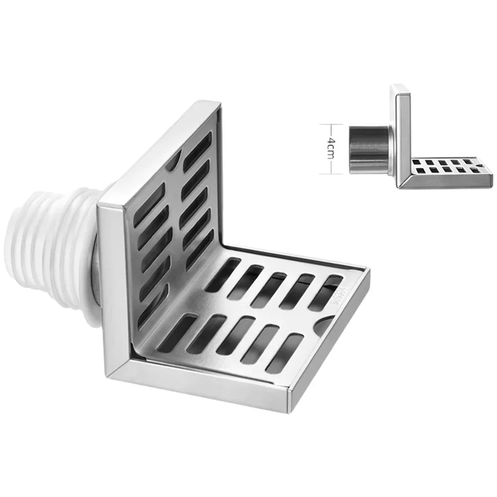 10*7.7cm 304 Floor Drain Accessory Set Included Corner Installation Easy Installation Multiple Sizes Available