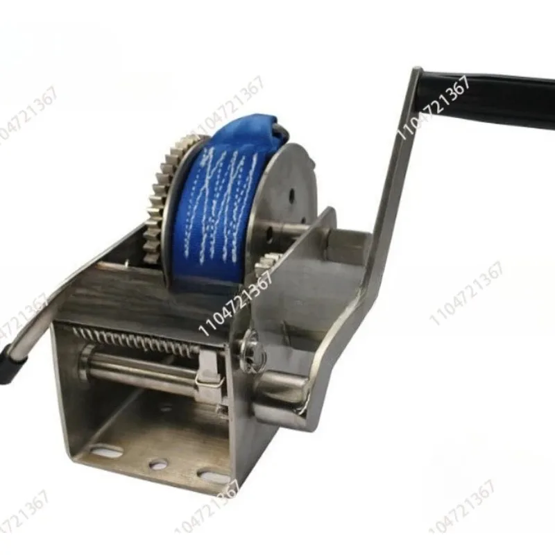 316 Stainless Steel Hoist Yacht Trailer Accessories 3300 lb Hand Winch Supply Heavy Duty Hand Winch  1pcs