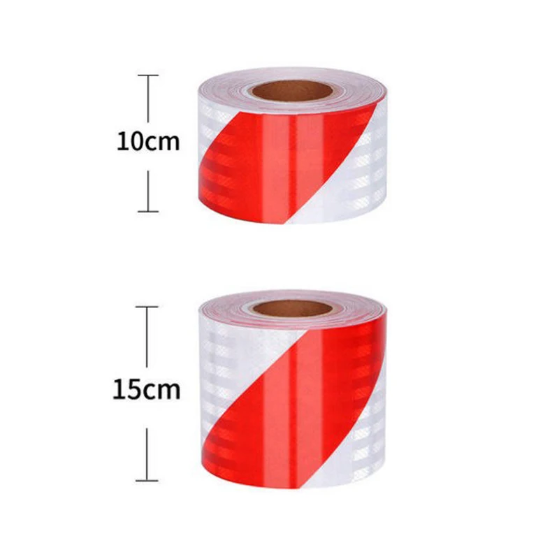 Waterproof Warning Tape Strip Stickers Warning Light Reflector Protective Sticker Reflective Film Truck Safety Mark