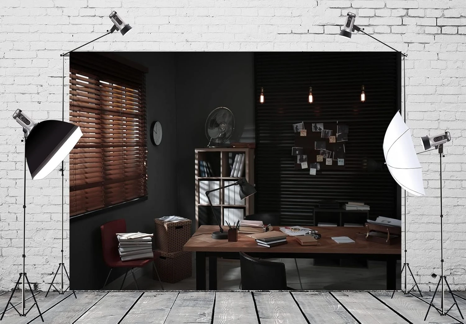 الرسم المظلم مكتب الأدلة مجلس كلو الملفات أعلى المهمة السرية سر الشرطة الخلفيات جدار التصوير خلفيات الاستوديو