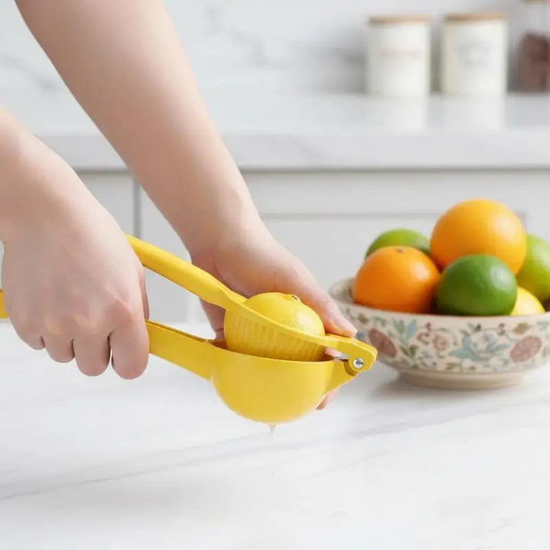 Colorful Portable Mini Fruit Squeezer 1Pc Manual Lemon Clip Juicer Not Easy Deform Kitchen Home Accessory