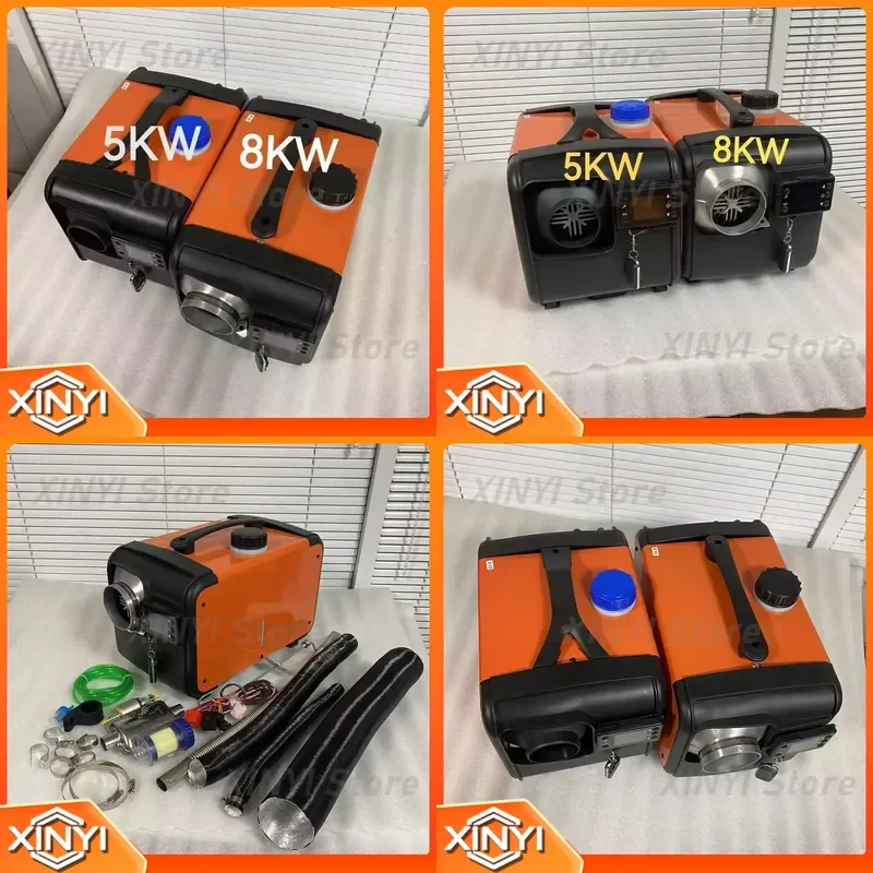 5kW 8kW 12V 24V Air Heater for Vevor Diesel Heater with LCD Display Portable for Trucks Similar to Webasto Diesel Heater