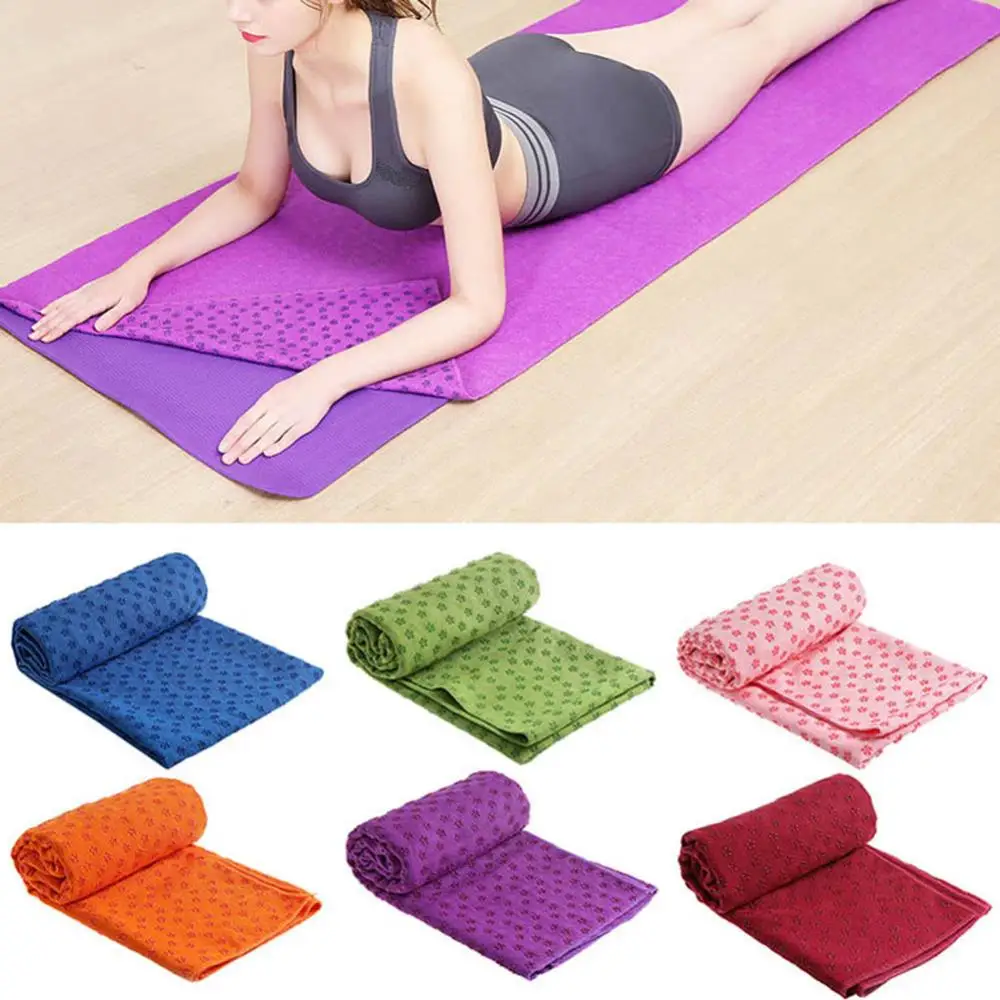 Non-Slip Yoga Mat para Exercício, Toalha, Cobertor, Toalha, Esportes, Viagem, Fitness, Pilates, Exercício Cover, Workout Mats, Equipamentos de