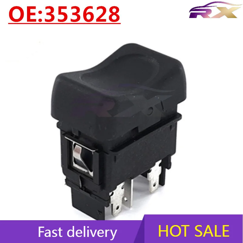 

OEM:353628 Suitable For Scania Truck Glass Lifter Switch Power Window Adjustment Button Single Switch