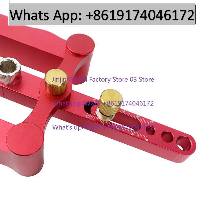 Cross-border bestsellerWoodworking drilling locator, vertical three in one hole opener, round wood tenon/pin/stick splicing tool