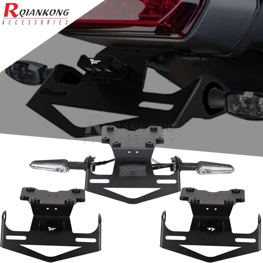 

2019-2020-2021-2022-2023-2024-2025-2026 License Plate Holder Bracket FOR YAMAHA T7 TENERE 700 / Rally / WORLD RAID / WORLD RALLY