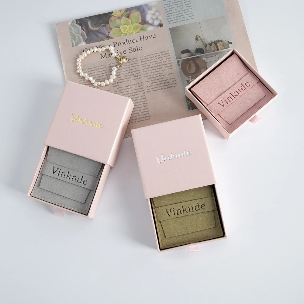 

Подарочная коробка из розового крафт-картона 7x7x1.7см с выдвижным ящиком, с возможностью нанесения логотипа, для путешествий, для упаковки колец, ожерелий, серег, органайзер-коробка/сумка