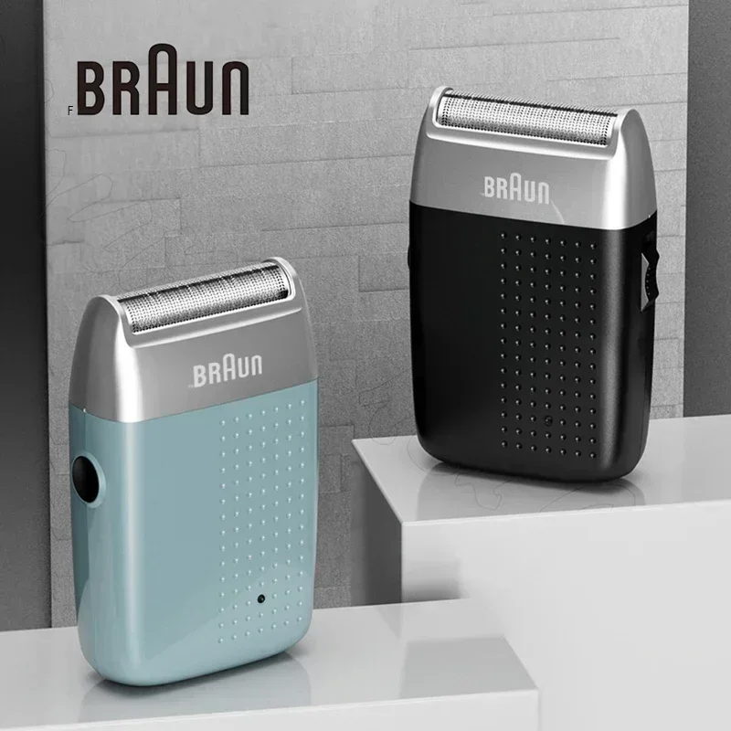 Original Fang BRAUN M1900 Electric Shaver For Men Beard Trimmer Shaver Portable Hair Clipper Rechargeable Shaving Beard Machine