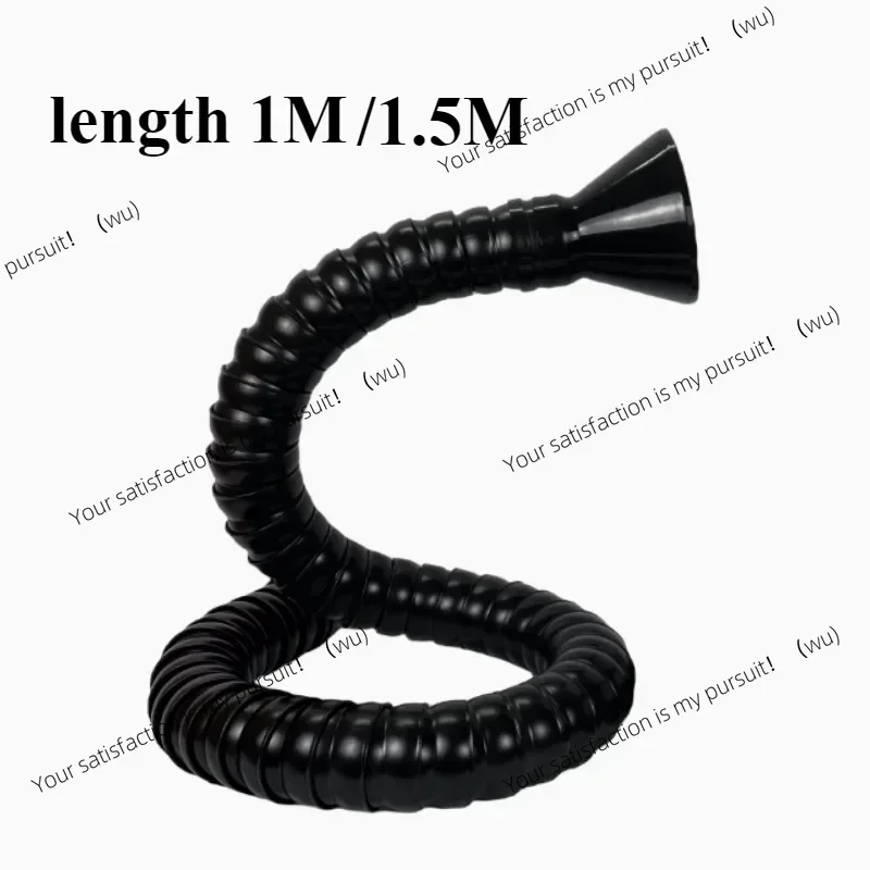 Flexible Smoke Exhaust Ventilator Pipe positioning bamboo tube suction air collector hood Industrial smoke extraction system