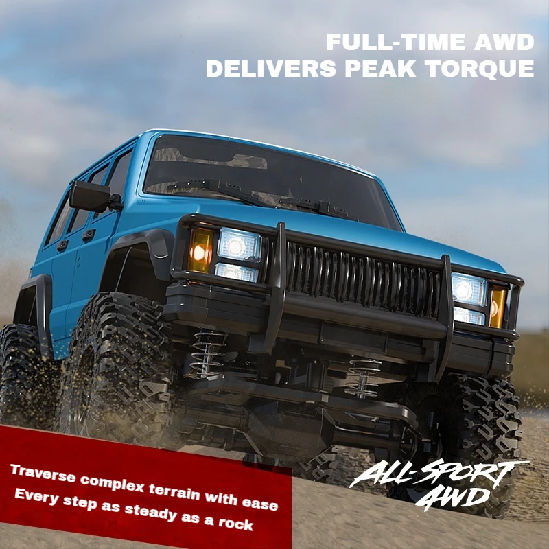 Songguolin SG1803 شيروكي 1/18 مقياس كهربائي 4WD RC سيارة زاحفة كاملة الحجم على الطرق الوعرة مركبة التحكم عن بعد لعبة شاحنة هدية