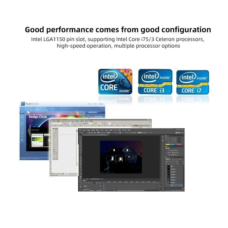 محور التحكم في الكمبيوتر الصغير EIP [الجيل الرابع الأساسي] IPC-208B الكمبيوتر الصناعي i3i5i7 الكمبيوتر الصناعي 2U خادم مثبت على الرف