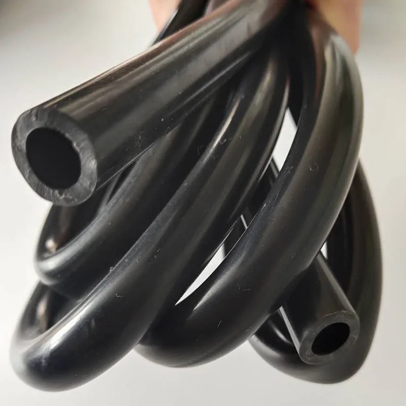 100cm Motorcycle Black Fuel Line Hose NBR ID 8mm OD Diesel Petrol Water Hose Engine Pipe Motorcycle Equipments Parts Accessories
