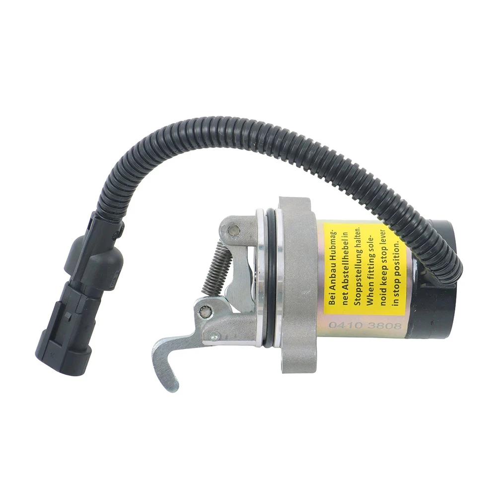12V Fuel Shutoff Solenoid Valve 04103812 04103808 With Wiring Harness For F3L F3M For F4l For F4m 1011 2011 Engine Stop Coil