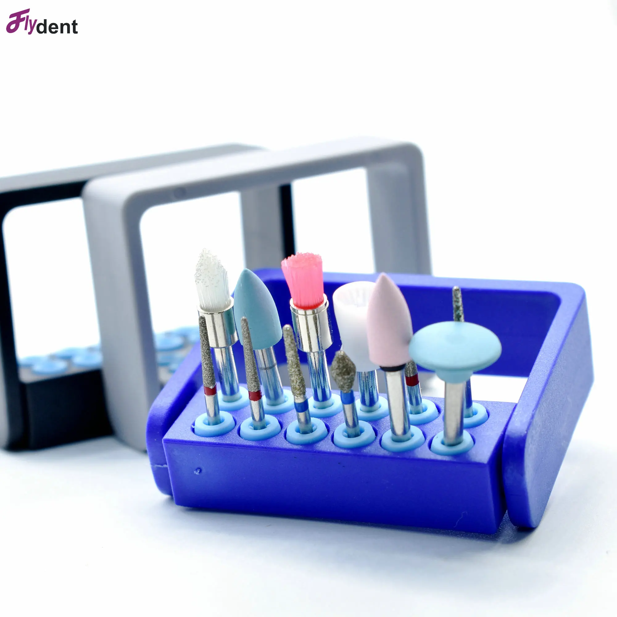 12Holes Disinfection Holder For Burs Organizing And Cleaning Autoclavable Desinfection Storage Case