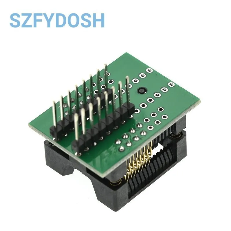 SOP16 to DIP16 Wide-body Seat Wide 300mil Programmer SOP16 Adapter Socket OTS-16(28)-1.27-04 for EZP2010 EZP2013 CH341A IC