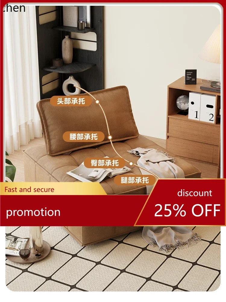 

YFY sofa bed folding dual-purpose small apartment with retractable technology cloth sofa bed without armrests