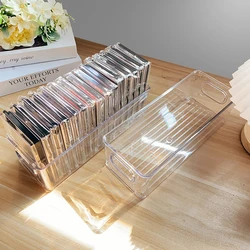 Caja de almacenamiento transparente para pestañas postizas, organizador de maquillaje, soportes de paleta de pegamento, injerto, extensión de pestañas, 1 piezas