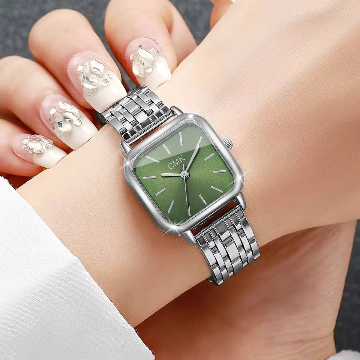 2/3/4/6PCS Fashion Square Women Watches Simple Ladies Quartz Wristwatch Reloj Mujer（Without Box）