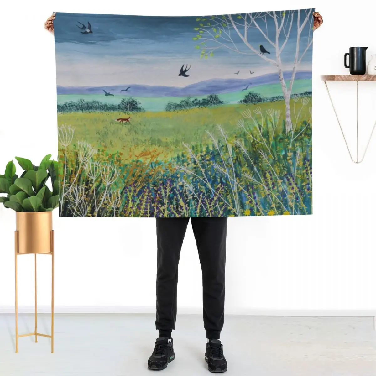 Approaching Storm Throw Blanket Vintage Moving Sofa Nap valentine gift ideas Blankets