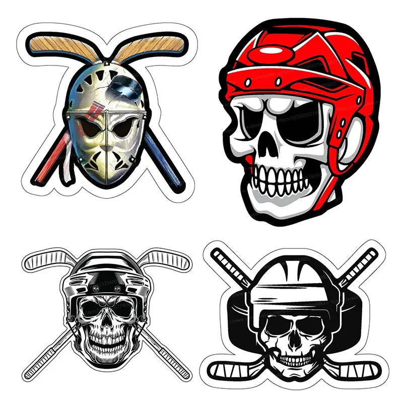 

Hockey Player Goalkeeper Car Sticker Waterproof Vinyl Decal on Bumper Rear Window Laptop Decal For Car Accessories SH578