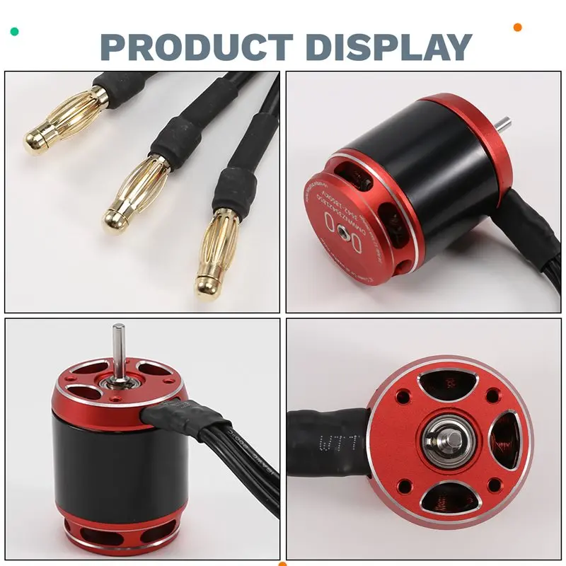 For 1/10 RC Crawler Axial SCX10 90046 TRX4 D90 3542 1850Kv Outrunner Brushless Motor With 11T 15T Pinion Gear Upgrades