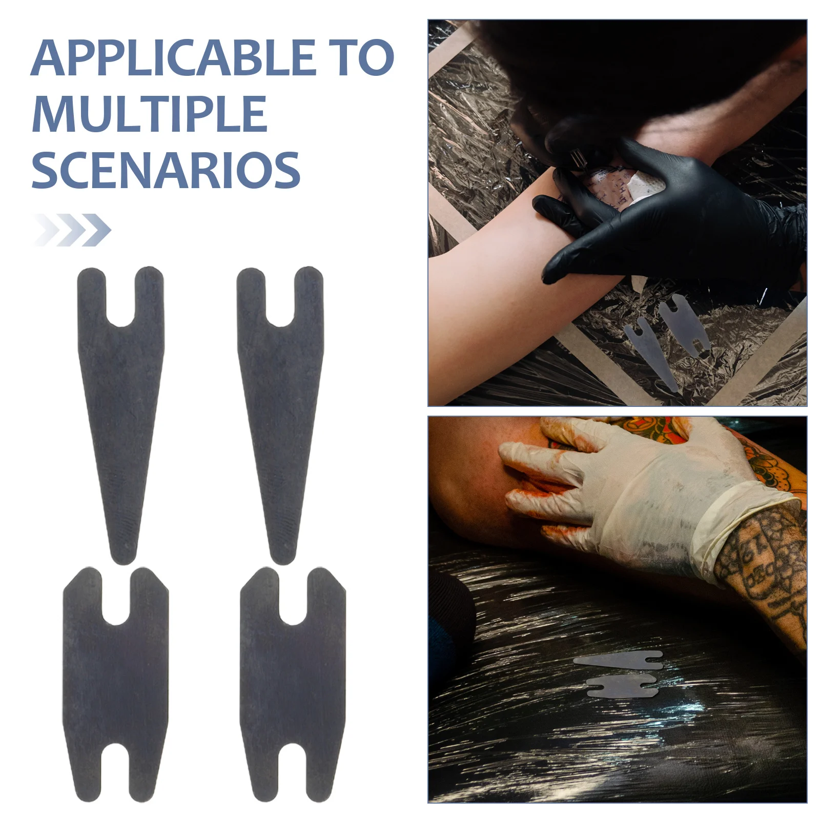 Placa de mola elástica para tatuagem, peça de reposição resistente, compatível com a maioria dos tatuagens profissionais