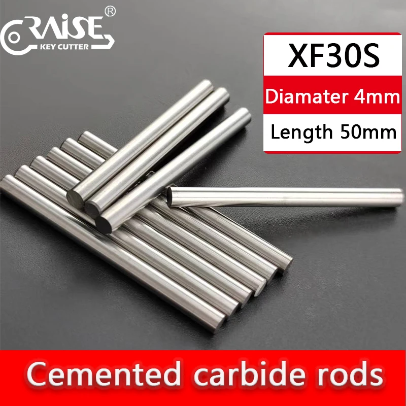 

XF30S Fine Grinding Solid Carbide Rod 4mm Diamater 50mm Length Wear resistant and High Hardness Carbide Round Bar