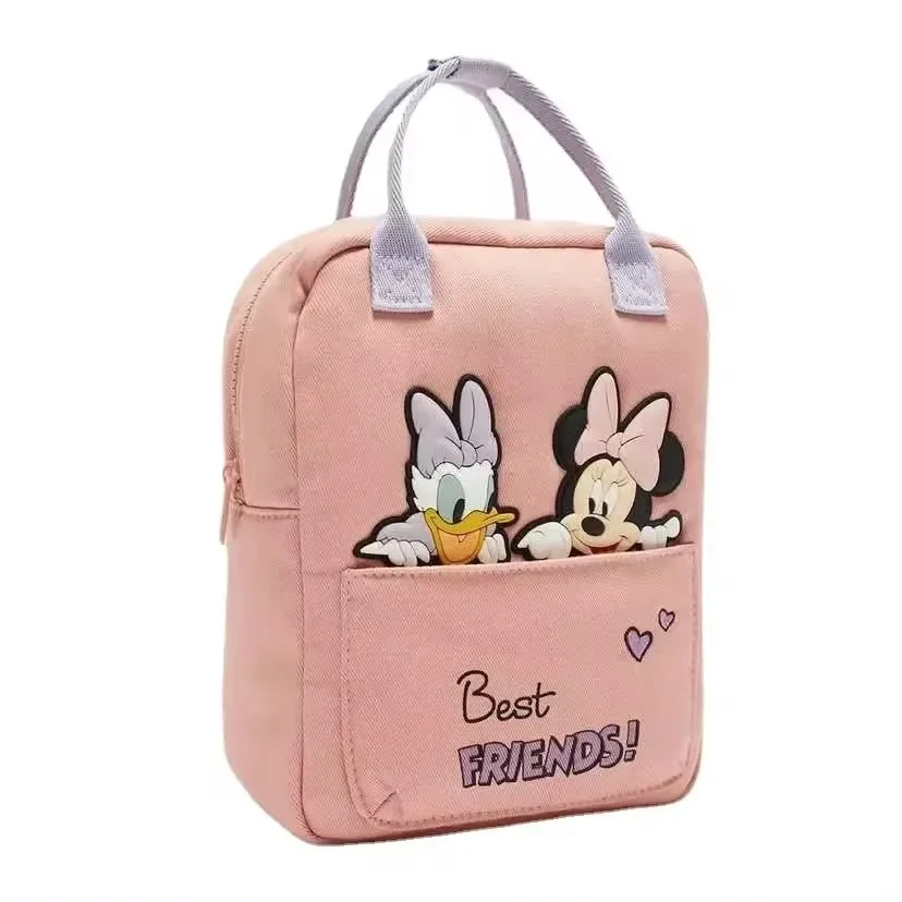 2024 Disney Hot Cartoon Mickey Mouse Nieuwe Kinder Rugzak Mini Minnie Schooltas Meisjes En Jongens Schattige Schoudertas