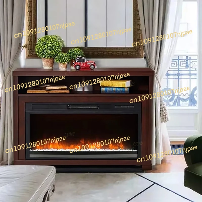 Riscaldatore da soggiorno europeo Decorazione della stanza a parete per la casa Camini decorativi con fiamma simulata Camino elettrico incorporato per hotel