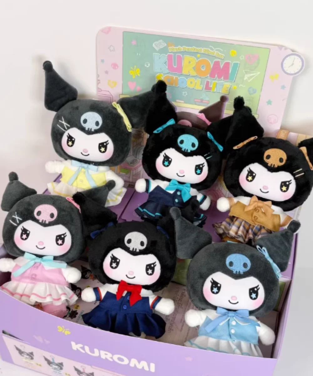 

Genuine Kuromi School Life Series Mystery Box Kuromi Kawaii Vinyl Bag Pendant Doll Blind Box Cute Toy Birthdaygirl Gifts