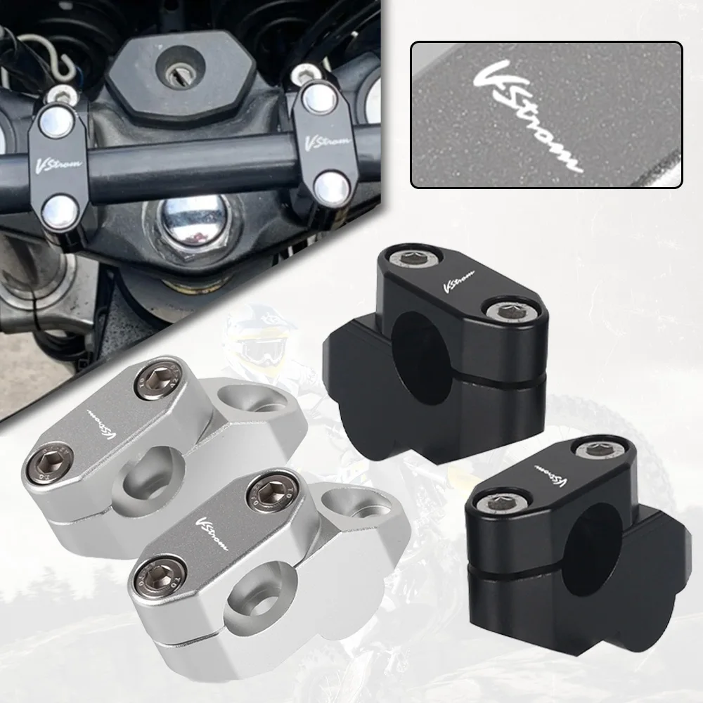 

VSTROM 7/8" Handle Bar Mount Risers Offset Extend Raised For Suzuki V-Strom 250 V-STROM 650 DL650 V-Strom 1000 DL1000 22mm 2019