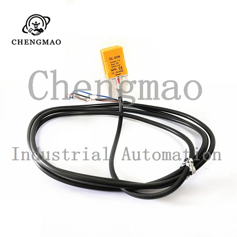 QL-05N QL-05P QS-05N QS-05P Taiwan Inductive Proximity Switch Sensor 2m Wire Length Proximity Sensors