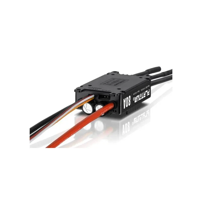 HA 1pcs For HobbyWing Platinum V4 60A 80A 120A ESC 3S-6S For 450-480-500-550 Class Helicopter (Propeller: 325-360mm)